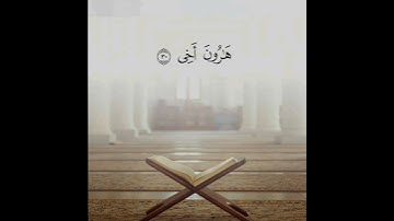 سورة ﴿ طه ﴾ من الآية (٢٥) إلى الآية (٣٥)
