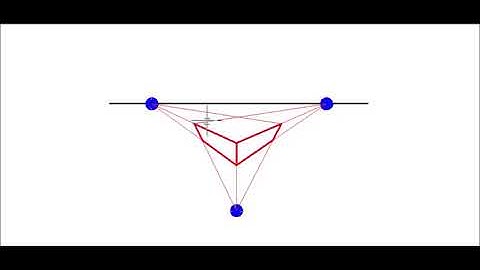 How to draw using 3 Point Perspective | draw a simple Cube using 3 Point Perspective
