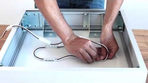 Video tutorial: LIGHT BOX 120mm one sided EN
