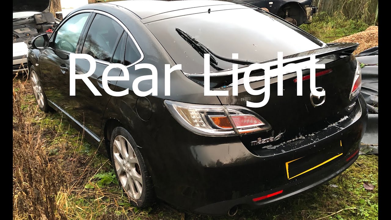 Mazda 6 Rear Light Removal Second Generation GH1 - YouTube