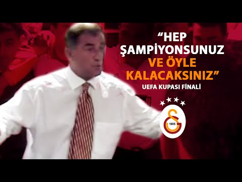 UEFA Kupası | 17 Mayıs 2000 UEFA Kupası Fatih Terim Soyunma Odası Konuşması