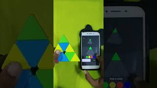 How to solve a Pyraminx Cube using a Mobile App 😃😃😃 screenshot 3