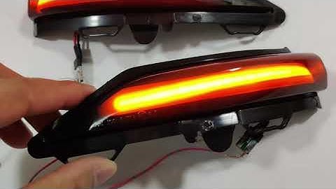 For Ford Fiesta ST 2018 2019 2020 Dynamic LED Turn Signal Mirror Indicator Light