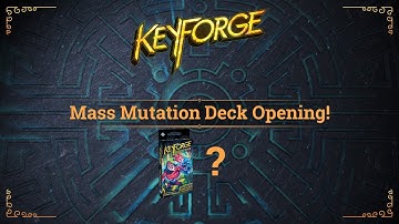 Keyforge Mass Mutation Deck Opening - Sins! Curia Saurus! (Pontecorvo the Conservatively Titleless)