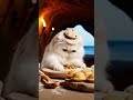 A Persian Cat is Cooking Kachori