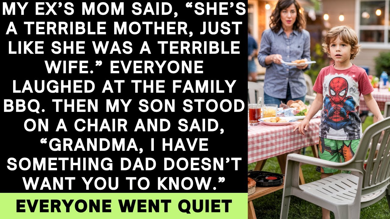 My Ex’s Mom Called Me a Bad Mother—Then My Son Said Something That Silenced Everyone
