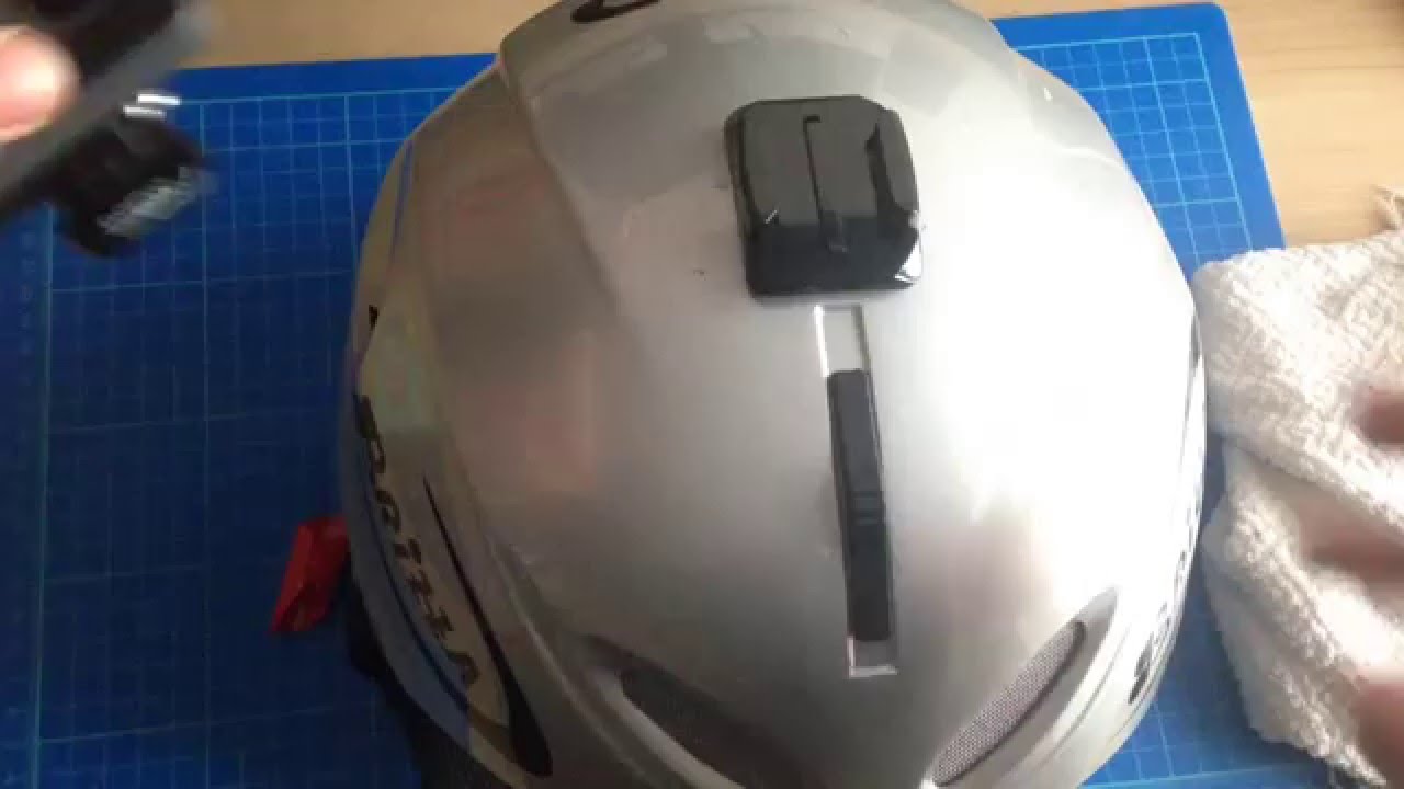 Come attaccare supporto gopro su casco - YouTube