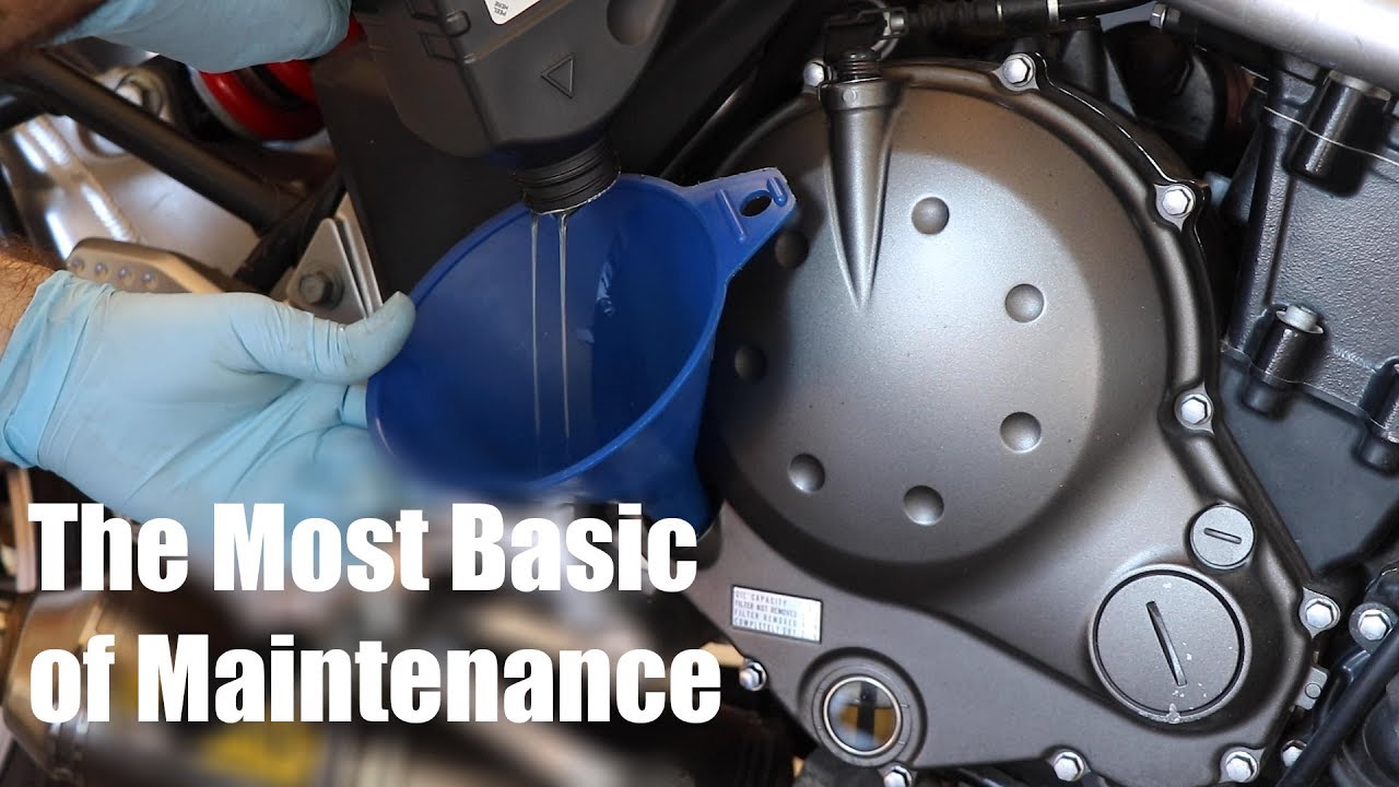 Used Motorcycle Rehab Oil Change Versys 650 Episode 1 YouTube