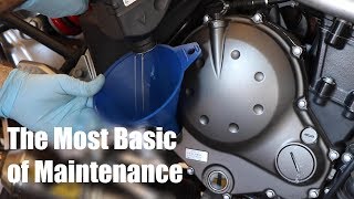 Used Motorcycle Rehab - Oil Change - Versys 650 Episode 1