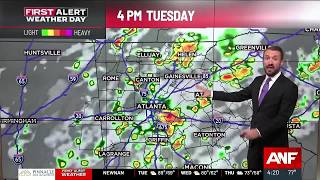 Full First Alert Forecast: Rain and storms likely again today Update