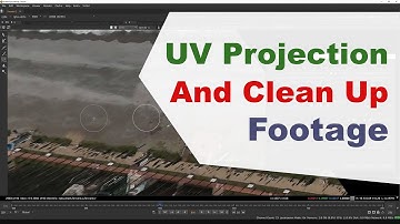 Nuke Tutorial - UV Projection and Clean Up Footage #nuke #nukex #UVPROJECTION