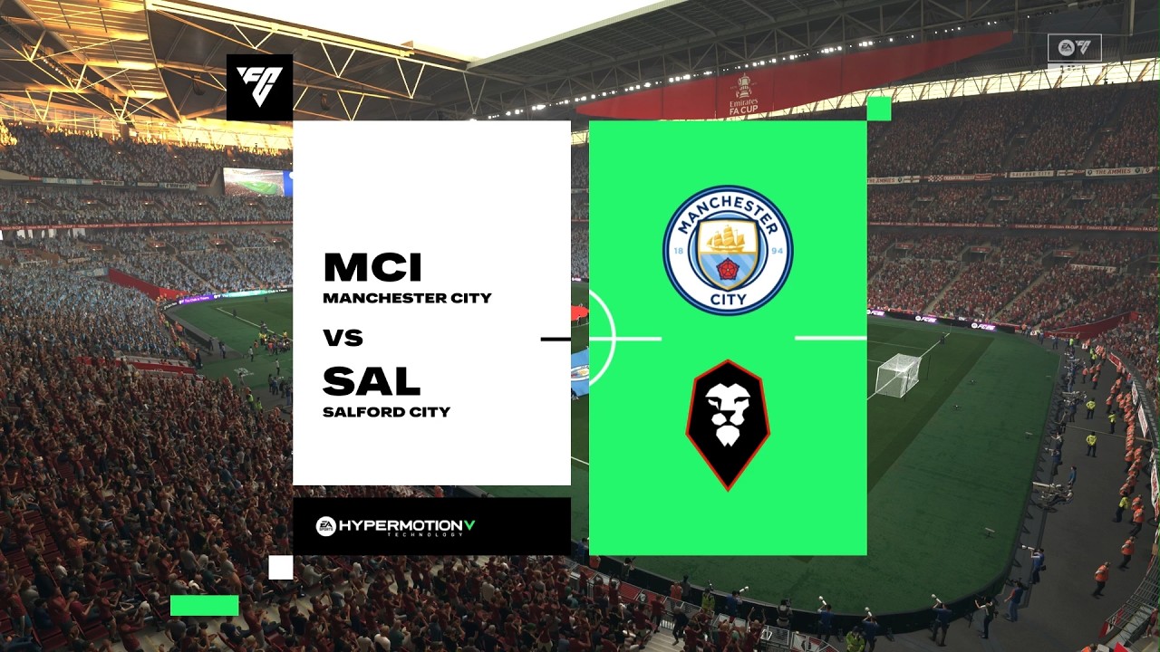 Manchester City vs. Salford City | Emirates FA Cup 25/26 | Full Match | FC 26 - PS5™[4K]