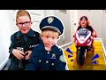 Police Kids Play on Patrol