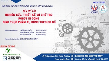 222DT79 - NGHIÊN CỨU, THIẾT KẾ VÀ CHẾ TẠO ROBOT DI ĐỘNG GIAO THỰC PHẨM TỰ ĐỘNG THEO SƠ ĐỒ