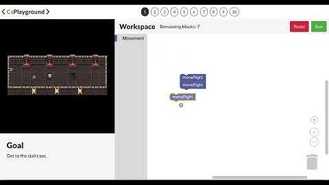 Blockly Game - Dungeon 01 - [STEM Coding and Games - CS Playground]