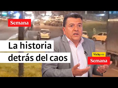 La historia del taxista que terminó generando un caos en Bogotá, ¿qué pasó?