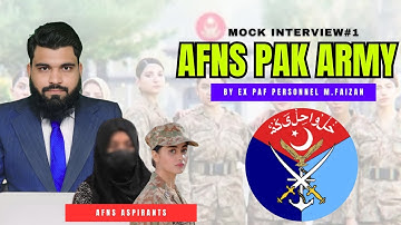Pak Army Girls Mock Interview | AFNS Girls Interview