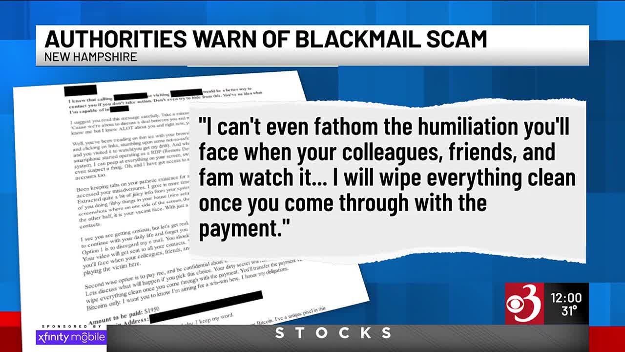 NH attorney general warns residents of blackmail scam