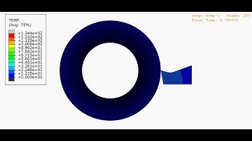 The temperature distribution over the cutting tool during turning operation