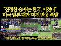 "진정한 승자는 한국. 미쳤다" WBC 한국 8강진출! 미국 일본 대만 미친 반응 폭발