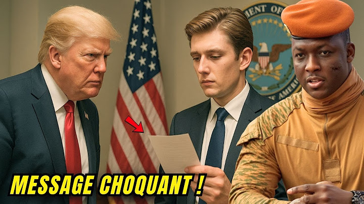 Ibrahim Traoré receives a message from Barron Trump… and Trump’s reaction has Washington shaking!