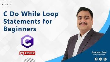 C Do While Loop statements for Beginners- C Video Training Tutorial