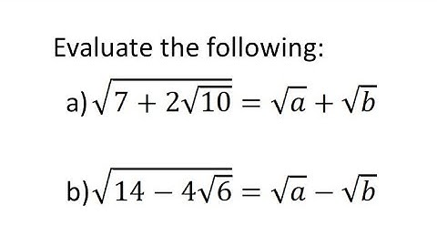 Equality of Surds//How to Find Square Roots of Surds
