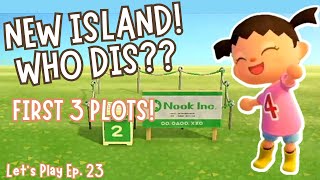 FIRST 3 PLOTS ON MY NEW PINK FORESTY COTTAGE CORE ISLAND | Island Restart Day 2 | Lets Play ACNH