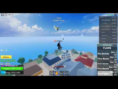 Lvl 308 flame vs lvl 426 light blox fruits