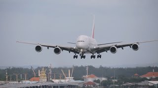 : Incredible Plane Spotting, BIG PLANE A380 Landing and A330 Takeoff in Bali Airport