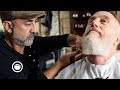 Master Barber Gives Stylish Haircut and Beard Trim | Cut & Grind