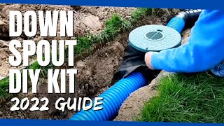 How To Install Downspout Drain Kit  French Drain Man