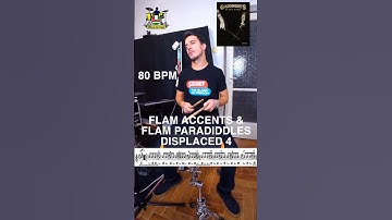 Steve Gadd Gaddiments: Flam Accents & Flam Paradiddles Displaced 4 #shorts
