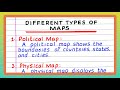 Types of Maps and Their Uses