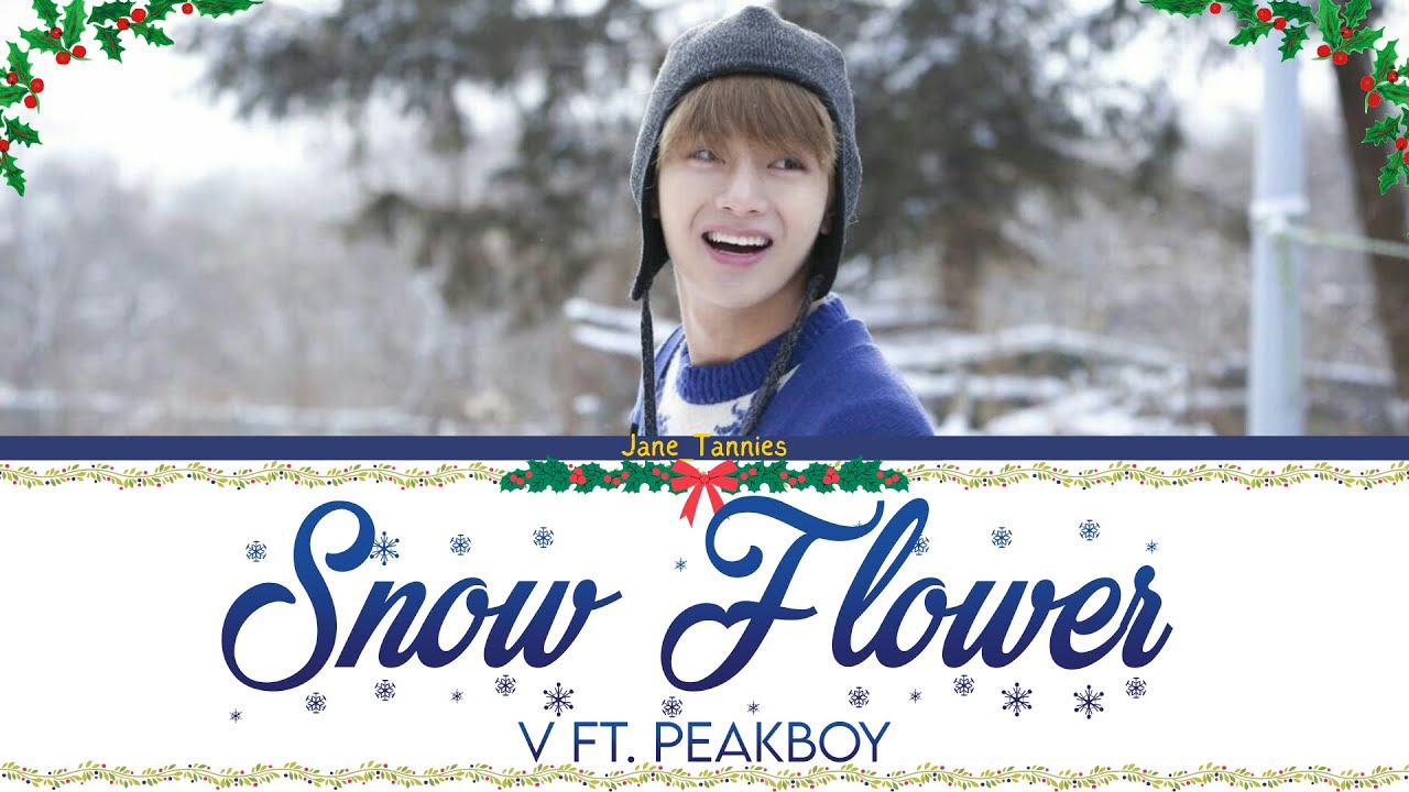 V Snow Flower (feat. Peakboy) versuri română V bts romania 