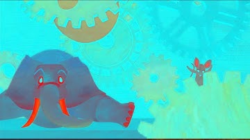 HICKORY DICKORY DOCK ELEPHANT || EFFECTS OF  COLOR INVERSION-SCENE REPLICA-MIRROR