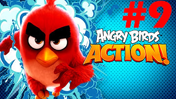 Angry Birds Action! Bird Island Level-9 Three Star Walkthrough