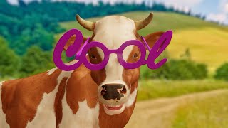 FUNNY COW DANCE #1 │ Cow Song & Cow Videos 2024│ By Twiddlie