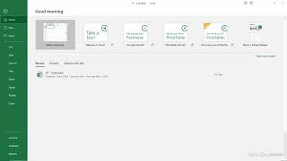 Using the Quick Access Toolbar and ribbon menu in Excel | Excel 365