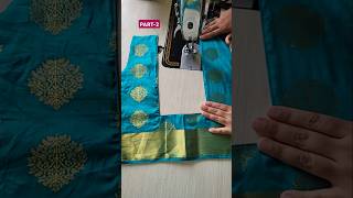 Part-2 How to stitch perfect square back neck #blouse #shorts #shortvideo
