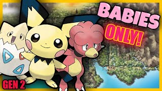 Can I Beat Pokemon Gold with ONLY BABY POKEMON? 🔴 Pokemon Challenges ► NO ITEMS IN BATTLE