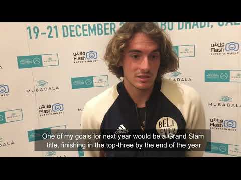 Stefanos Tsitsipas reveals lofty goals for 2020 | MWTC Abu Dhabi 2019