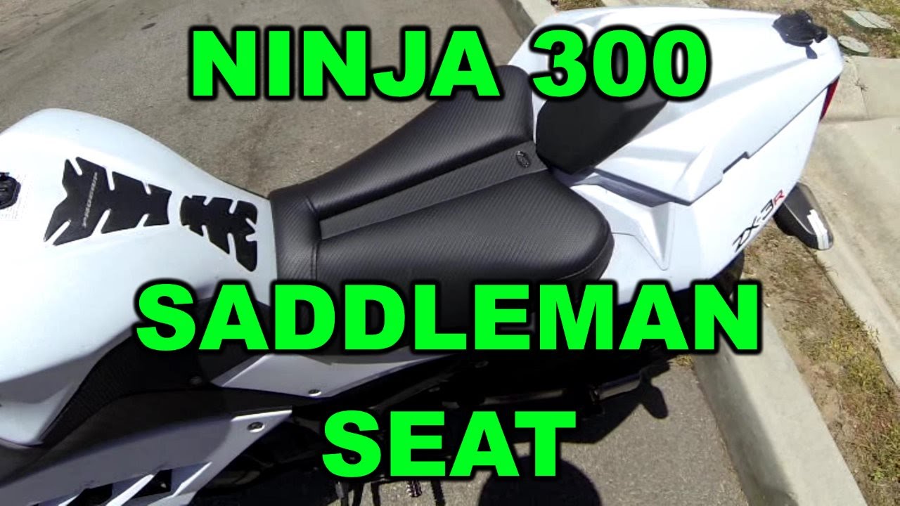 Ninja 300 Saddleman Seat Review Youtube