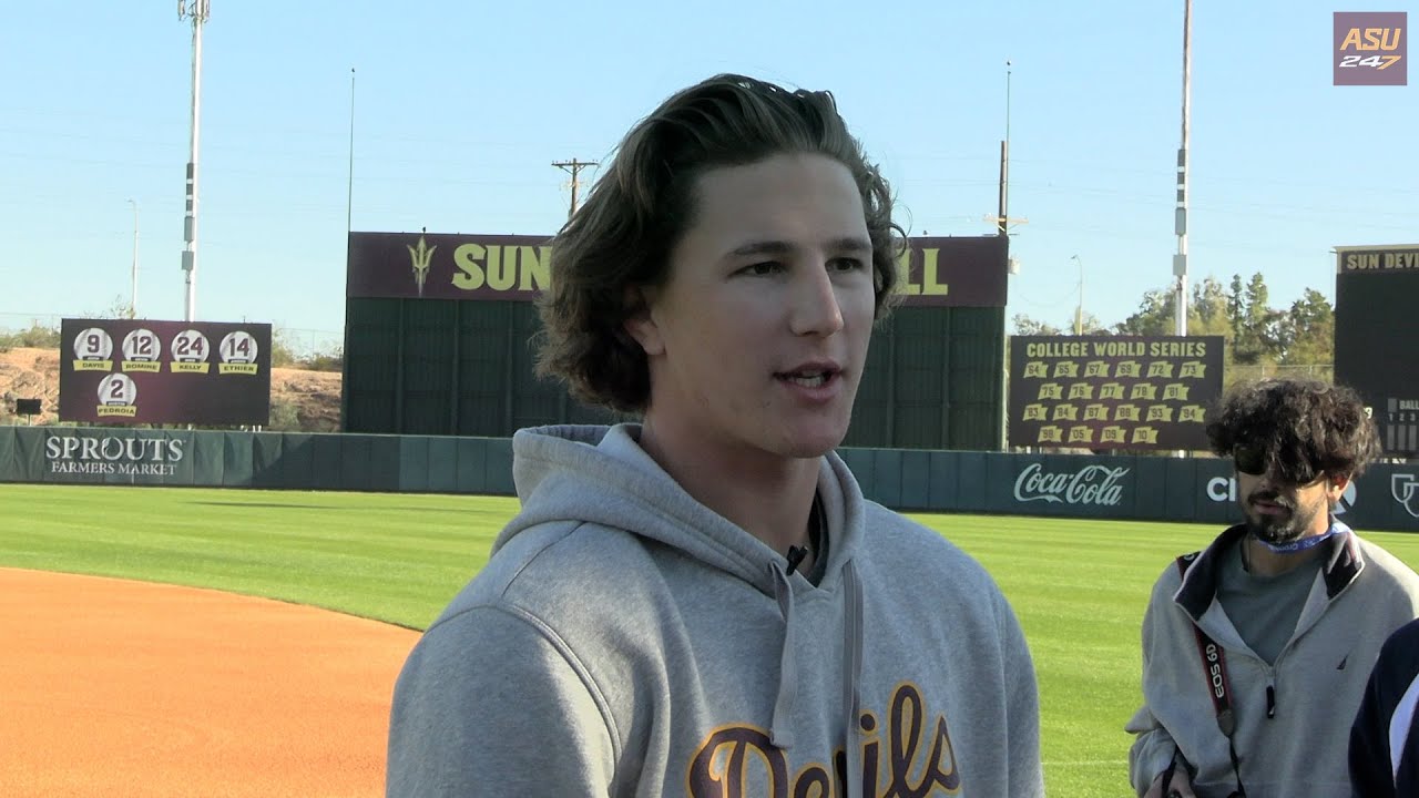 ASU INF Luke Keaschall at Media Day (1/27/2023) YouTube