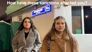 How have Russians been affected by the sanctions?