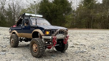 Custom Upgraded WPL RC C24-1 Wet Trail Fun!