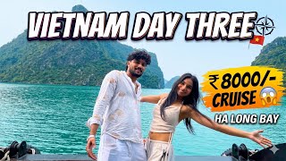 Vietnam Day 3 🇻🇳 | Halong Bay Luxury Cruise 😍 Kayaking, Hiking, Cave & Buffet (Malayalam Vlog)