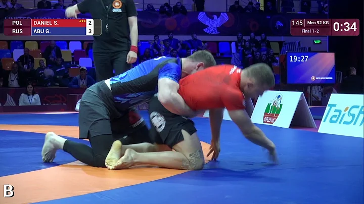 GOLD Men - 92 kg: S. DANIEL (POL) v. G. ABU (RUS)