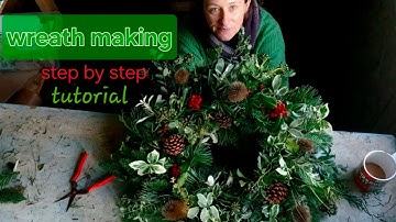 Wreath making tutorial