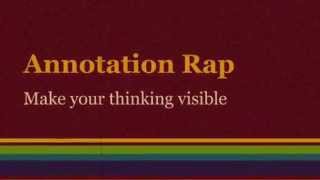 Annotation Rap